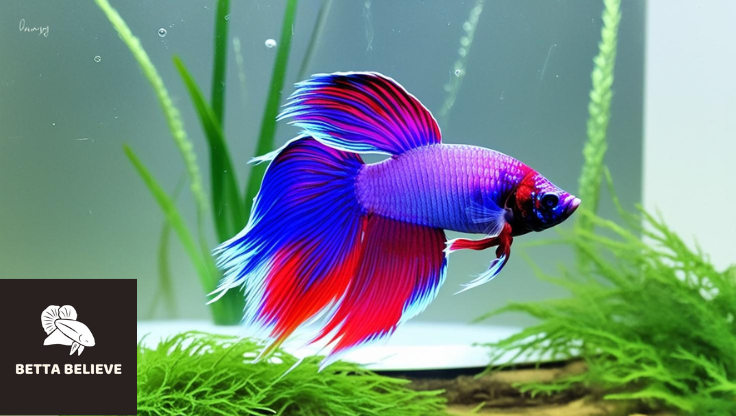 Veiltail Betta Fish - Vibrant Colors & Elegant Fins